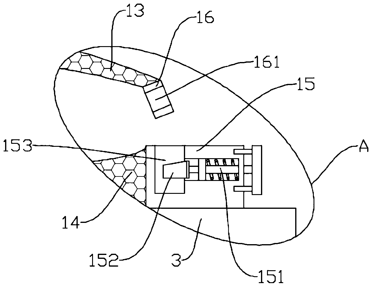 Operation nail taking device for orthopedics department