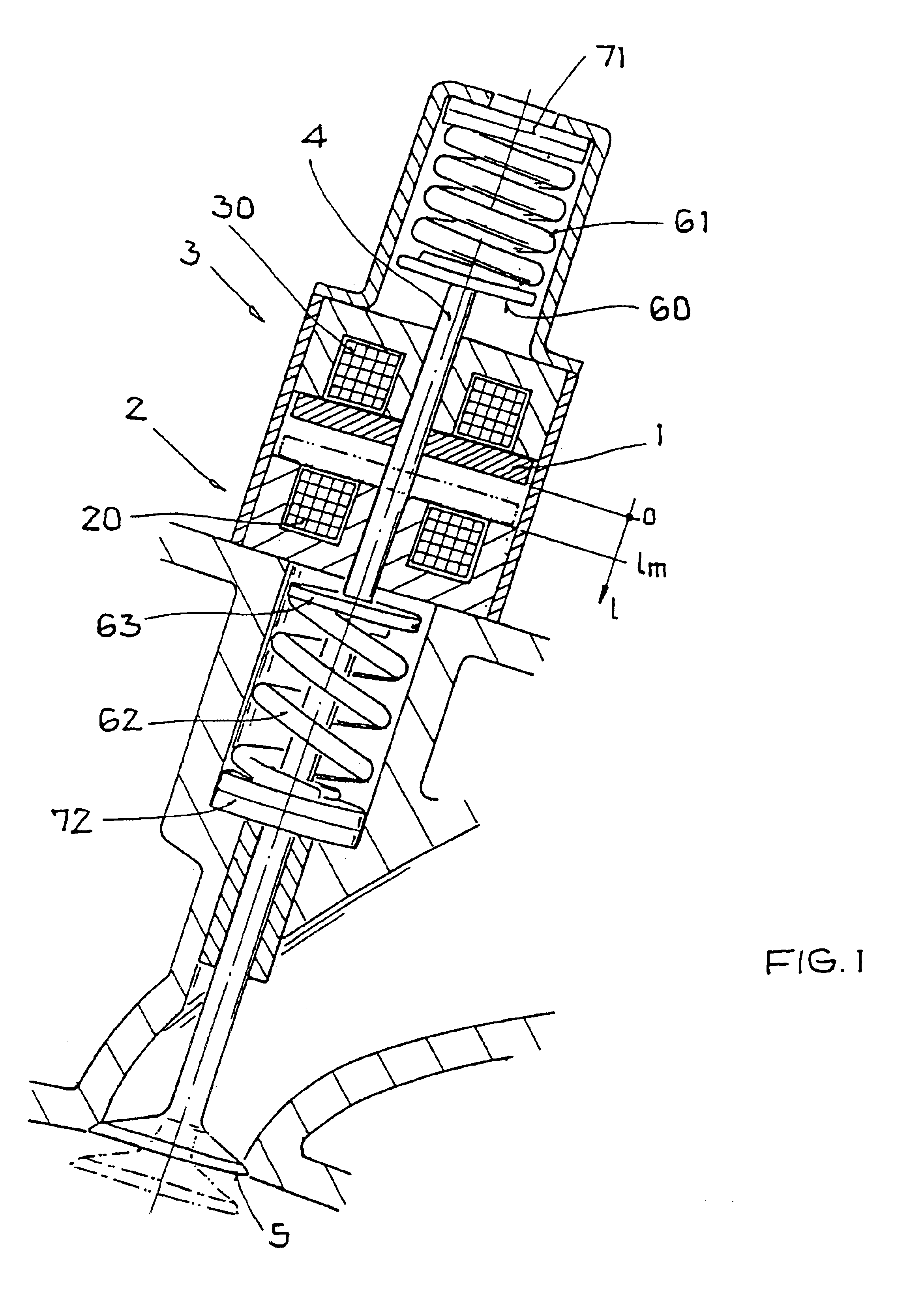 Electromagnetic actuator and method for adjusting said electromagnetic actuator