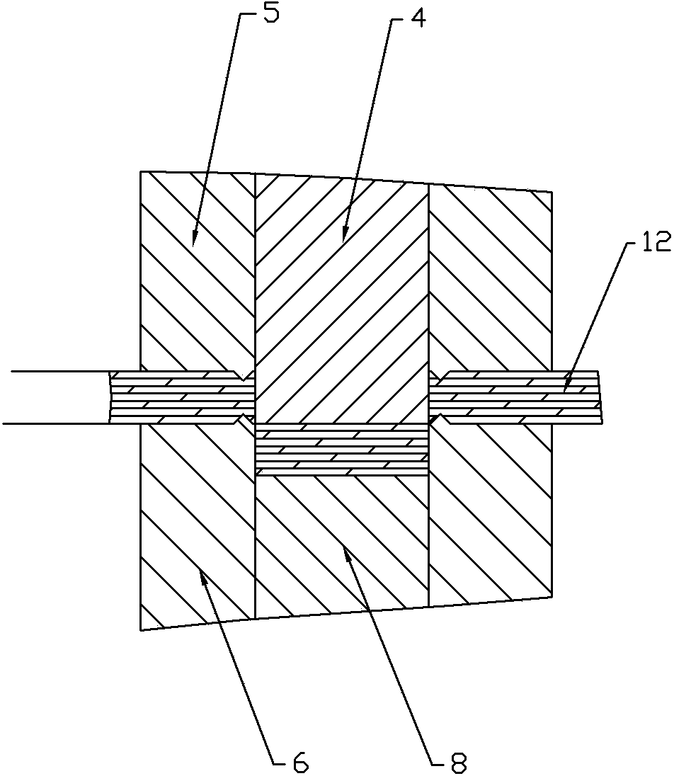 Two-way fine stamping die and two-way fine stamping part processing method