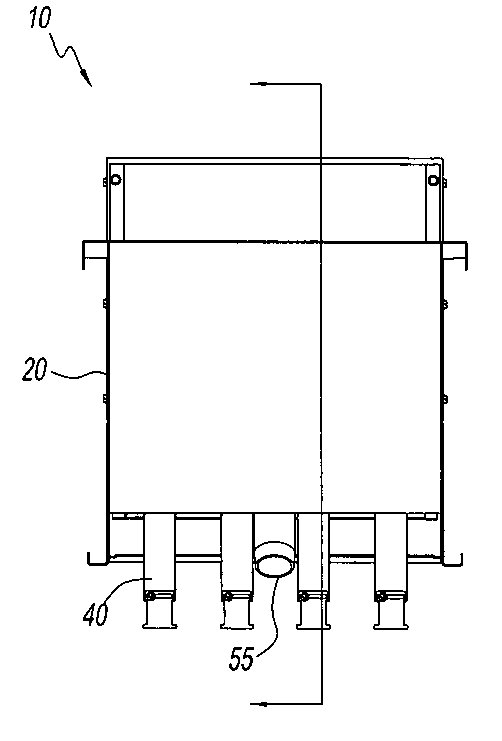 Open pot gas fryer with corrugated bottom