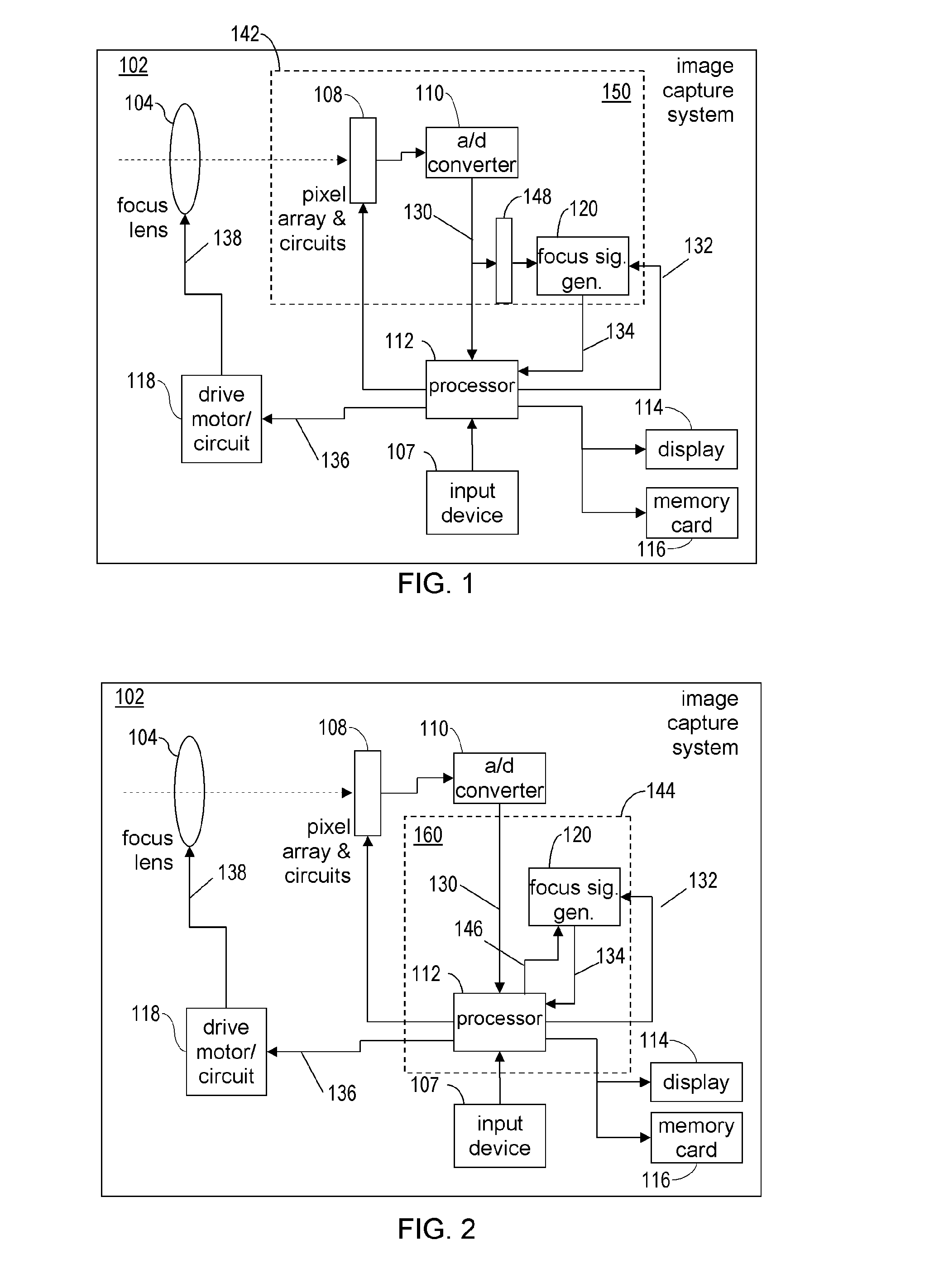 Auto-focus image system