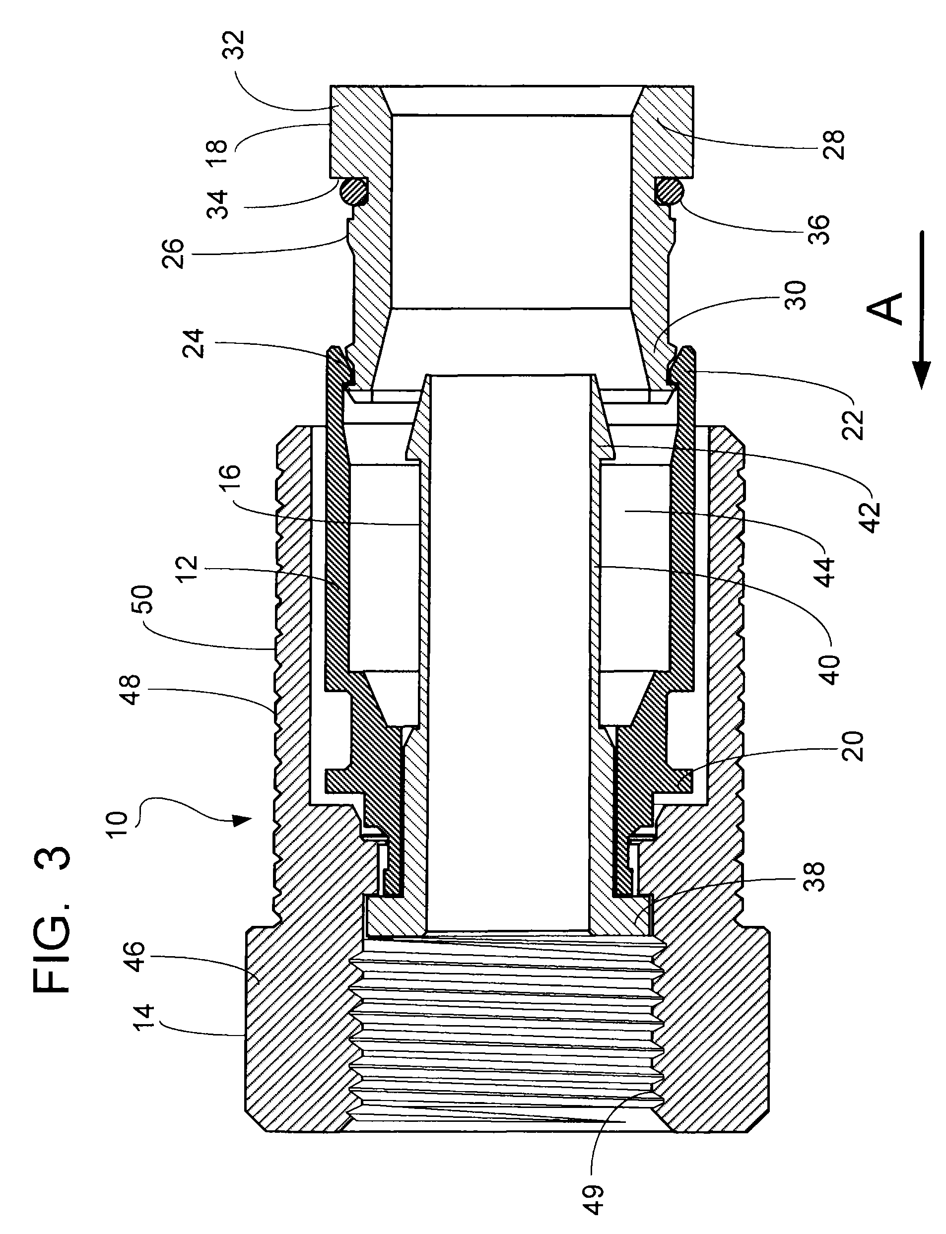 Hand tightenable coaxial cable connector