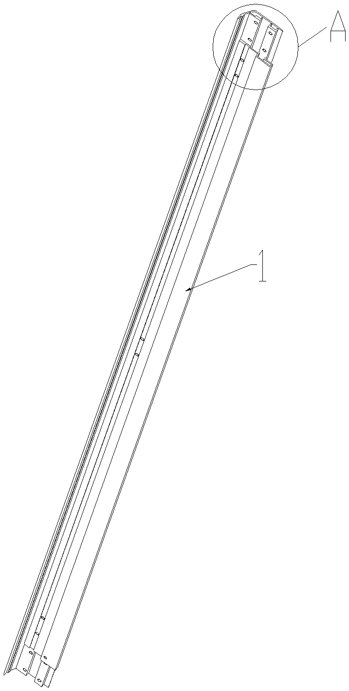 Column for cabinet door frame and cabinet door frame using the column