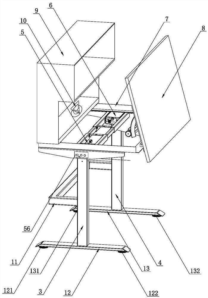 Household intelligent study desk and chair with sitting posture management