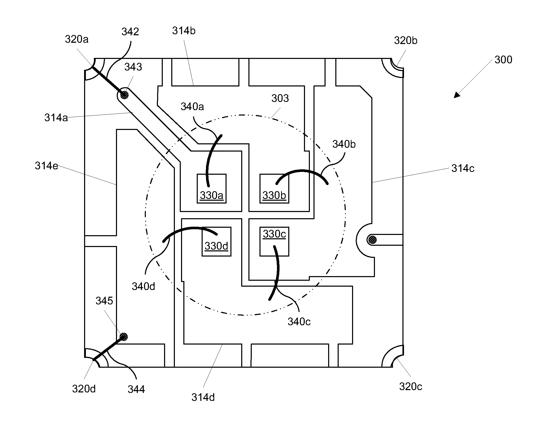 Package for multiple light emitting diodes