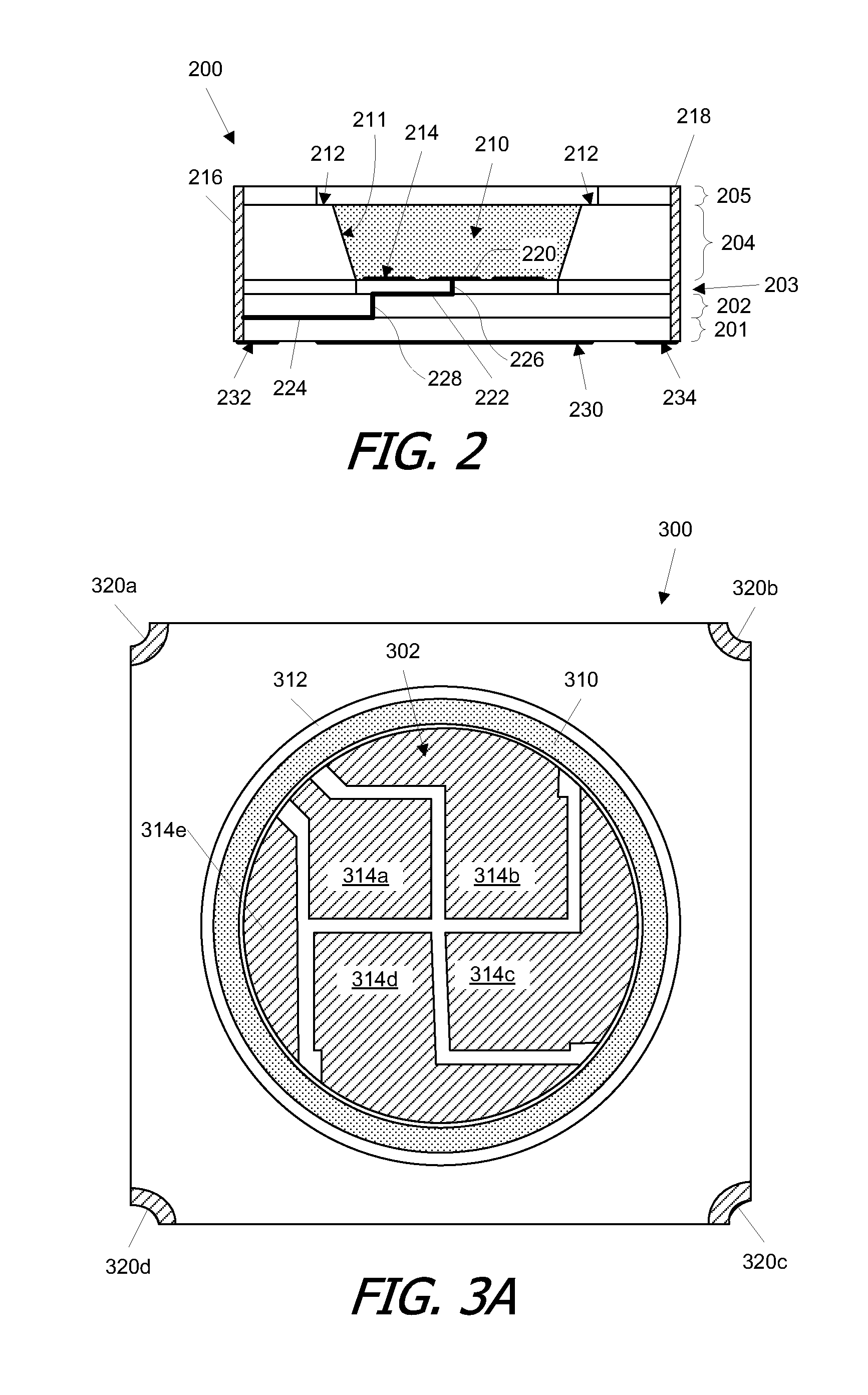 Package for multiple light emitting diodes