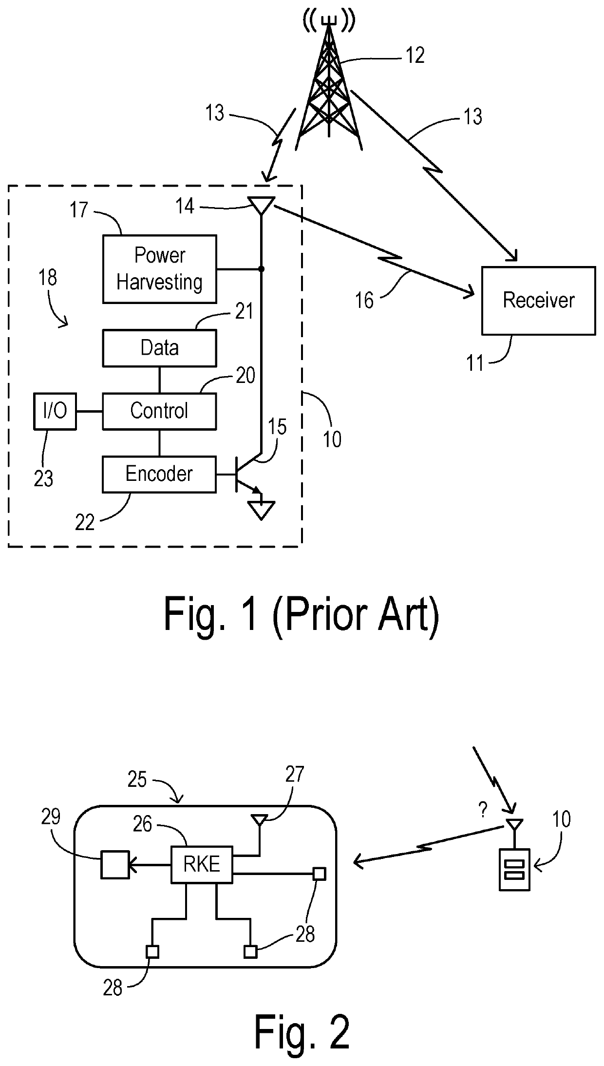 Ambient RF backscatter communication for vehicle remote control