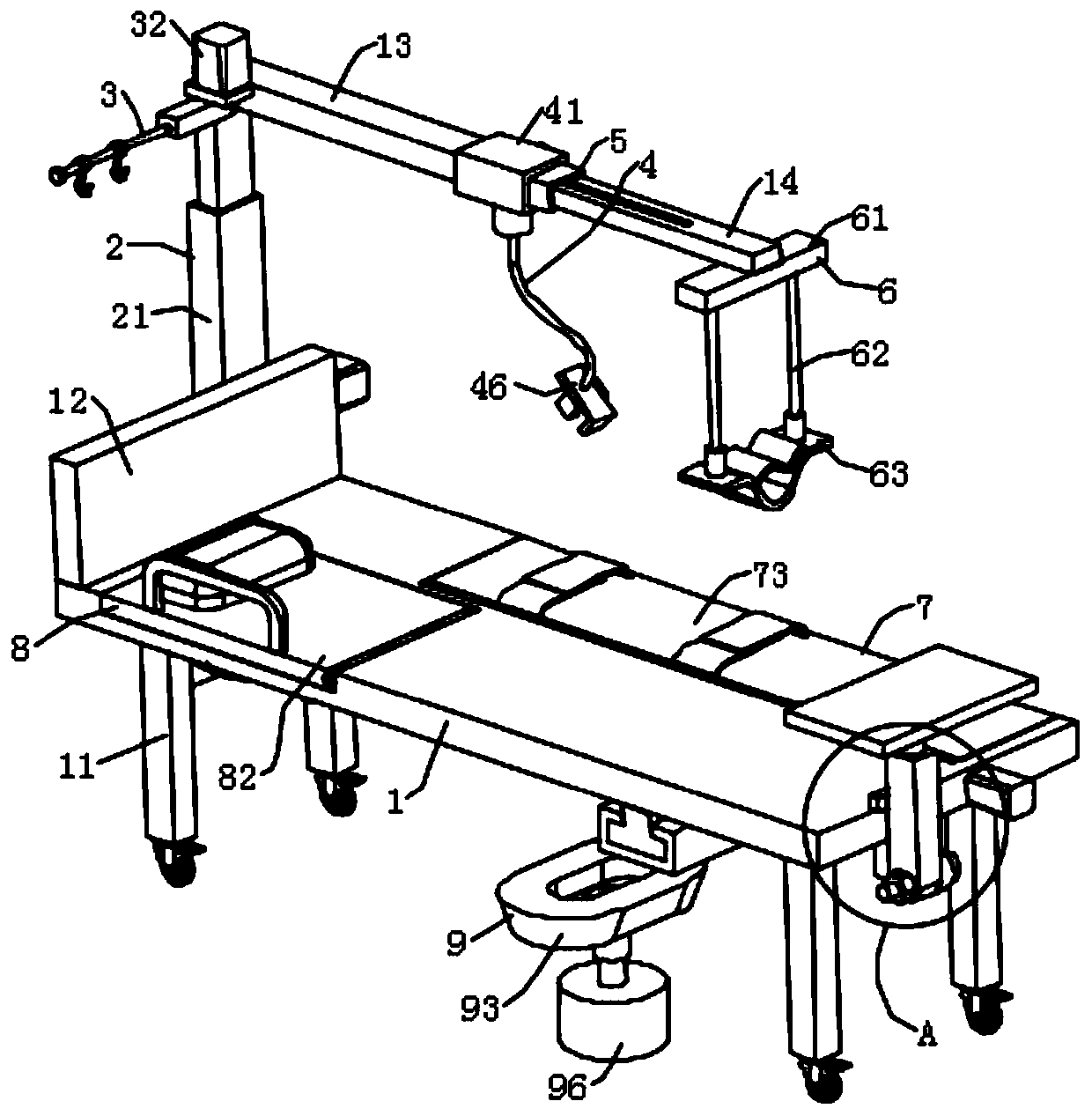 Postoperative nursing device for surgical operation