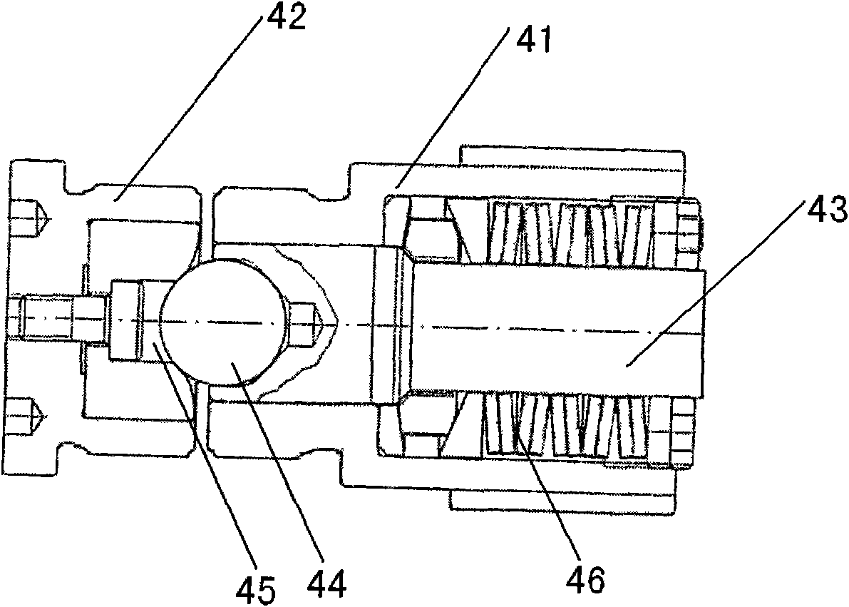 Safety baffle mechanism for tubular type belt conveyer