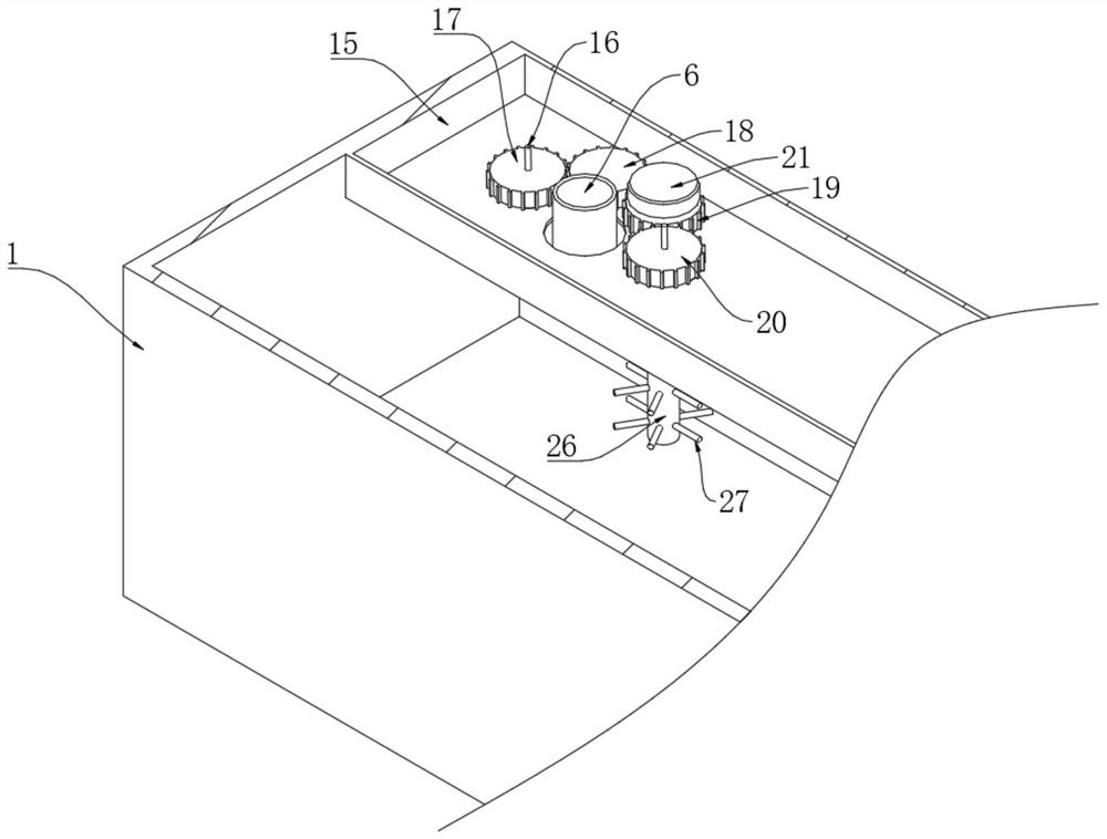 Dust removal spraying device for green building construction