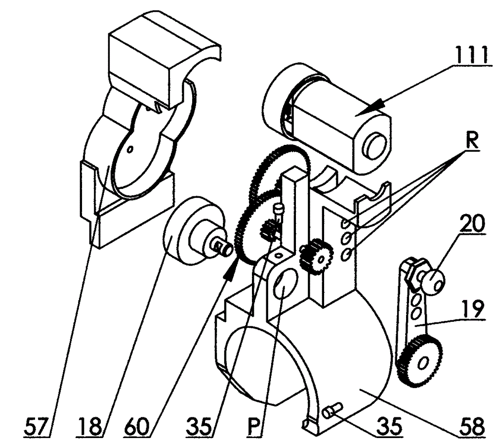 Little finger joint force feedback device