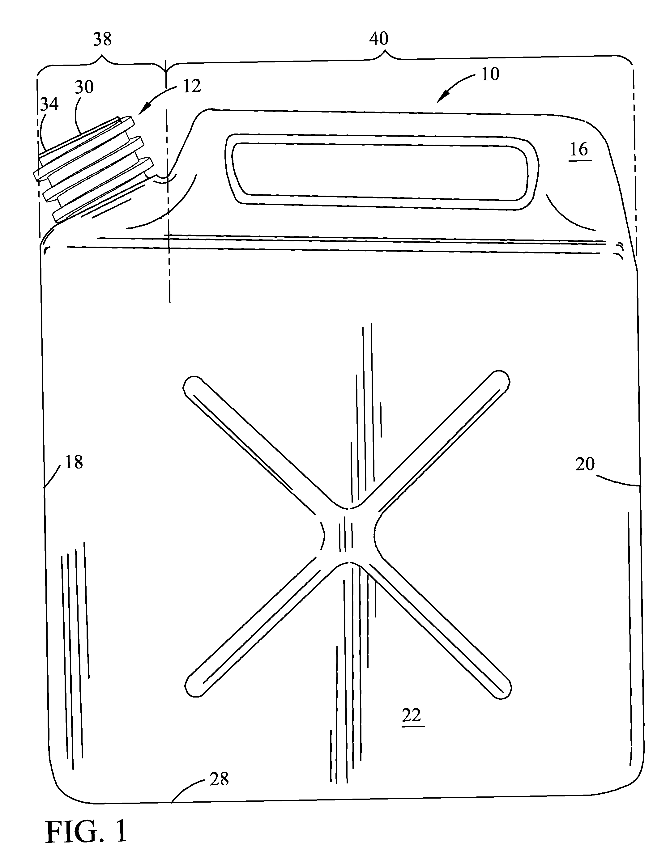 Dual air vent bypass (DAVB) container