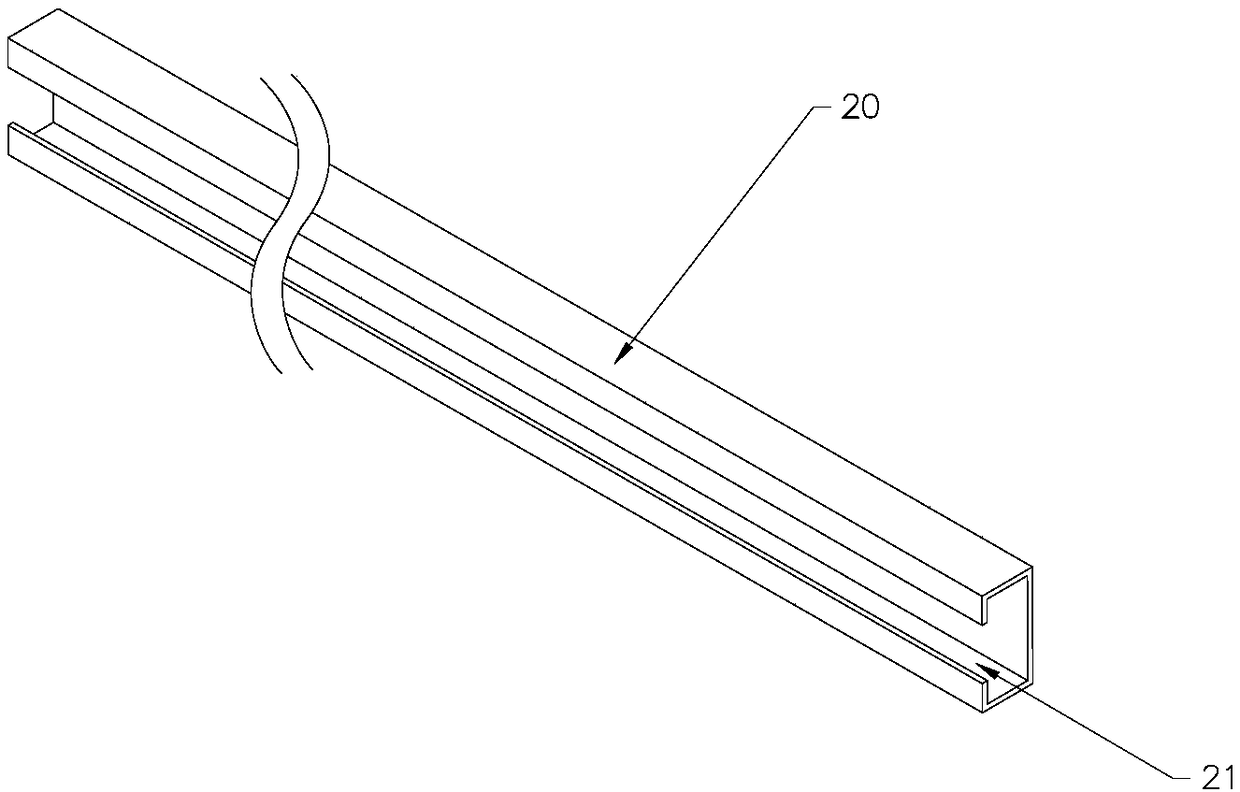 Hanger rail system capable of realizing trans-regional all-covering movement of hanging object