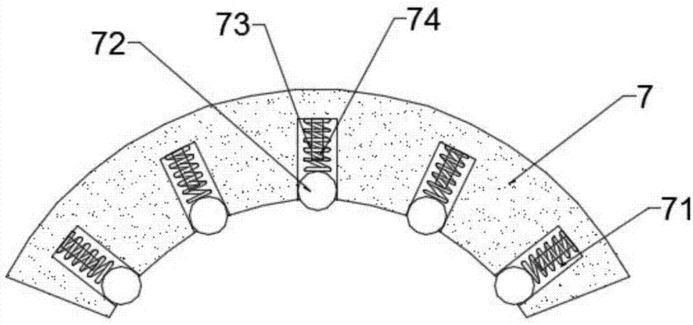 Portable efficient steel bar rust removing device