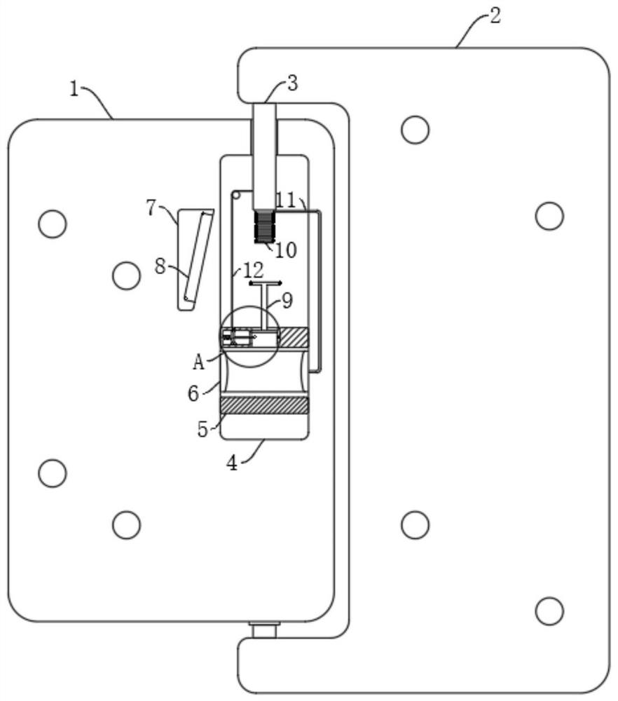 A hinge-based self-buffering structure