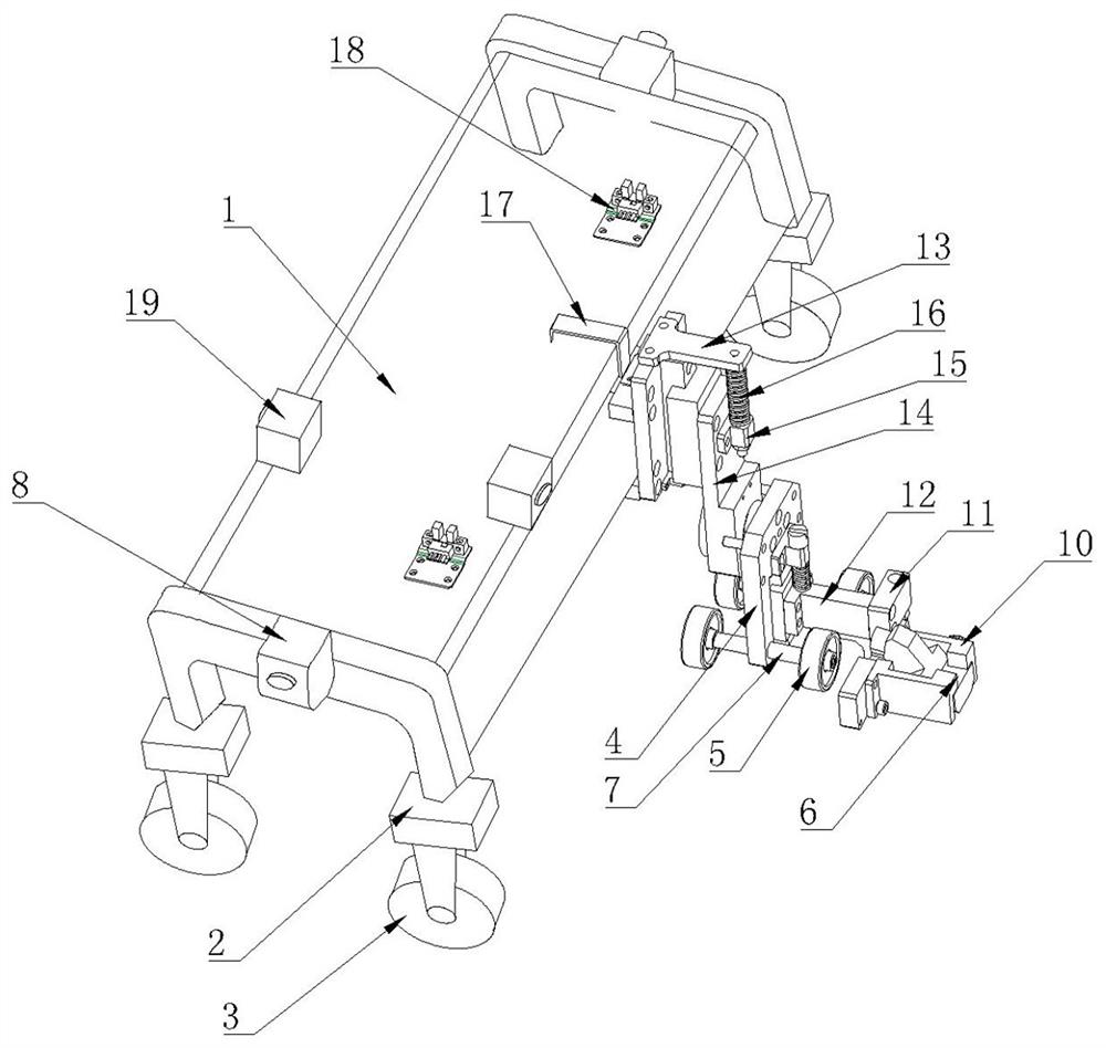 Automatic scanning device based on ray detection and method of its operation in pipeline