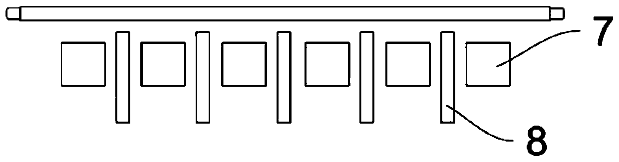 A process method and device for mandrel soaking