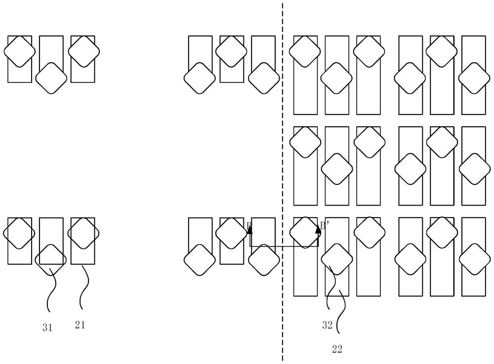 A display panel, and a display device