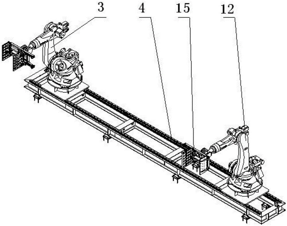 Storehouse intelligent storage system and material transferring method