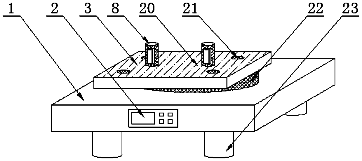 High-practicability fixing clamp for polishing connection rod of engine