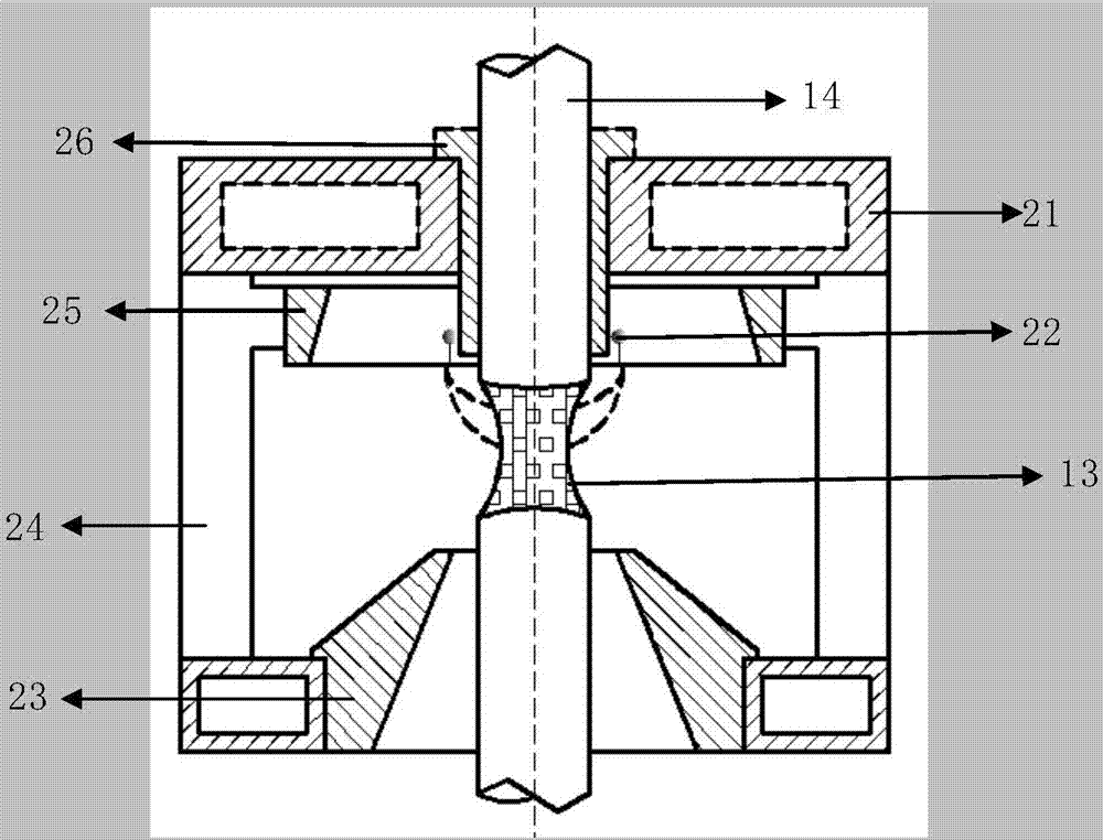 Electron beam floating zone melting directional solidification preparation method for Fe-Al-Ta composite material