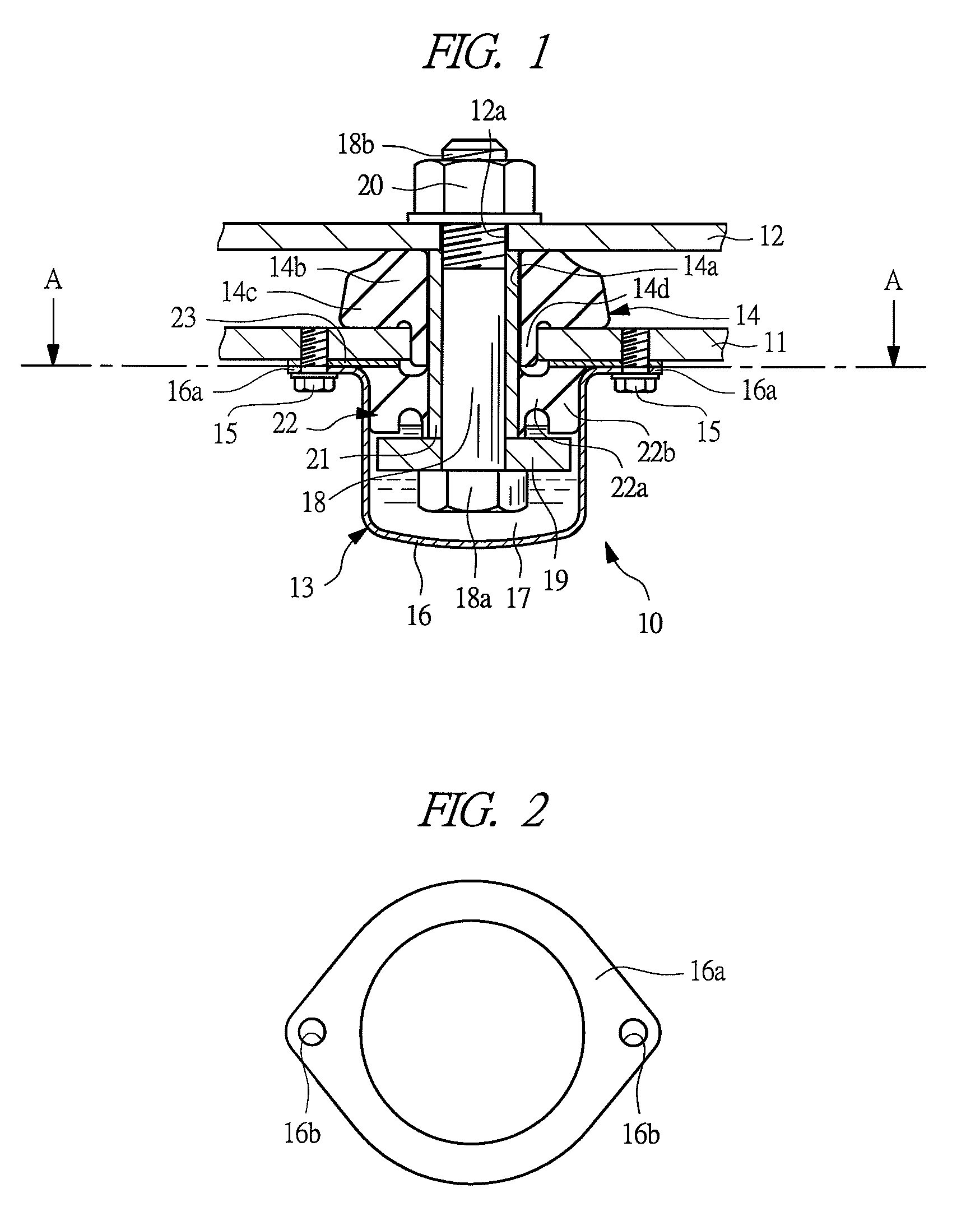 Liquid sealed mount and method of assembling the same