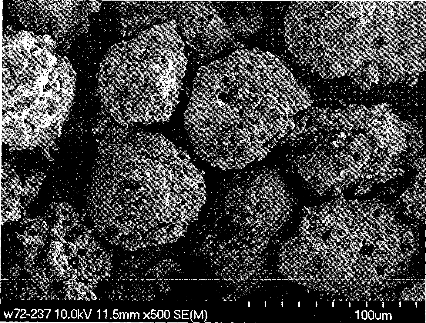 honeycomb structure spherical LiFePO4 / C composite material preparation method