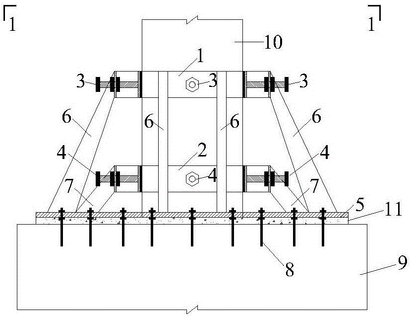 Positioning device for installation of precast pier stud