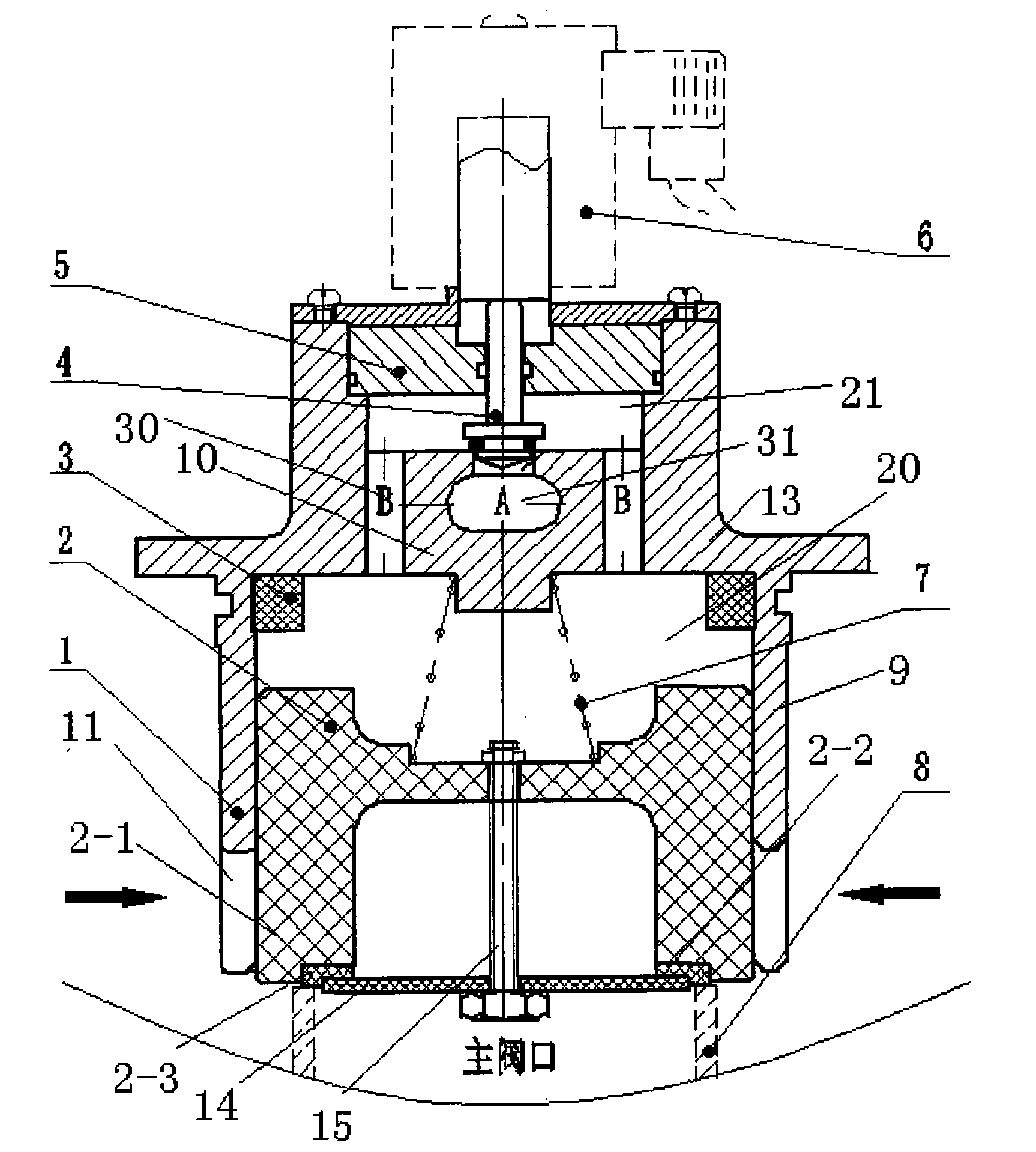 Impulse magnetic valve for removing dust and clearing ash