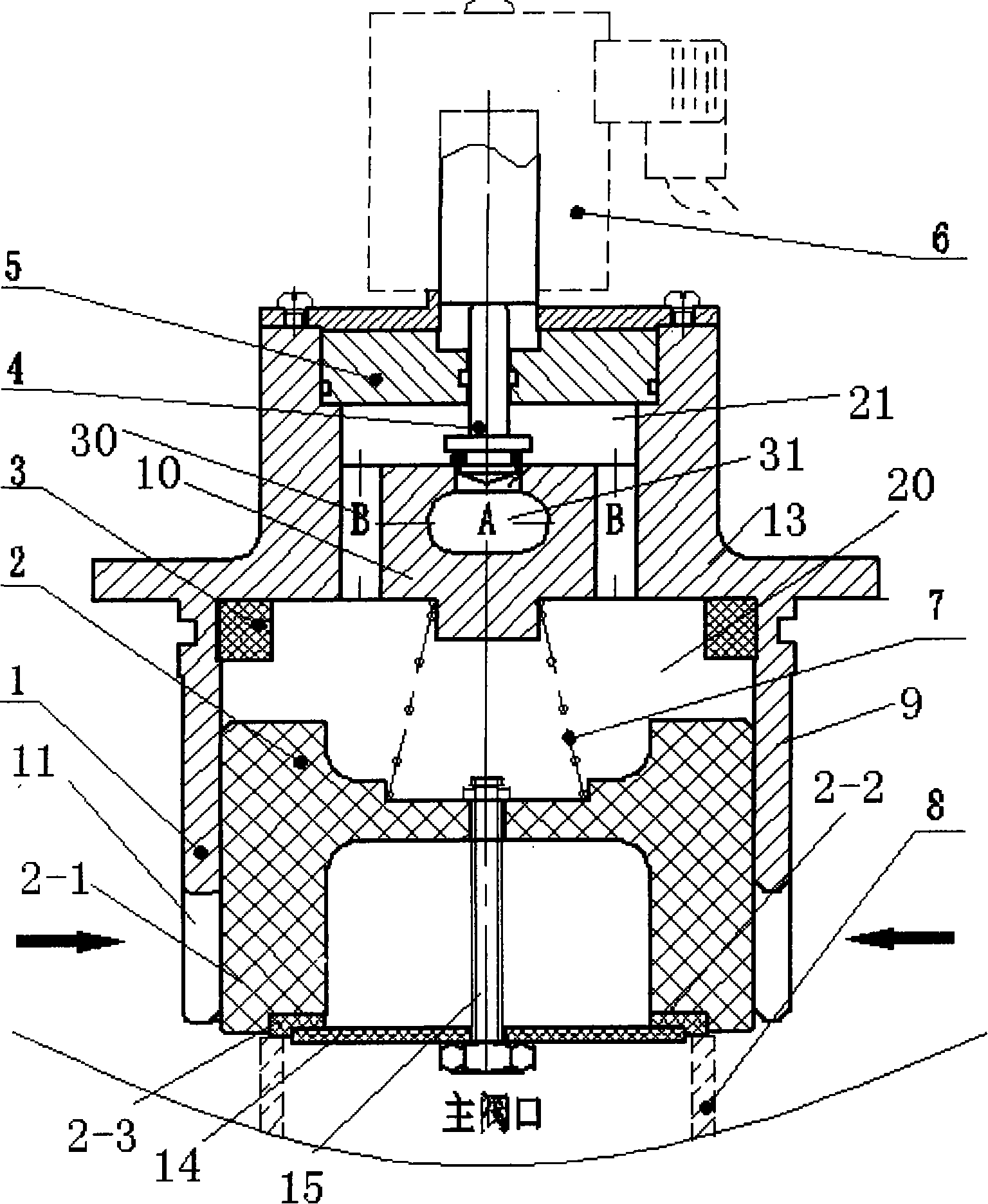 Impulse magnetic valve for removing dust and clearing ash