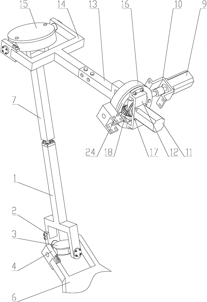 Parallel metamorphism platform with variable degree of freedom