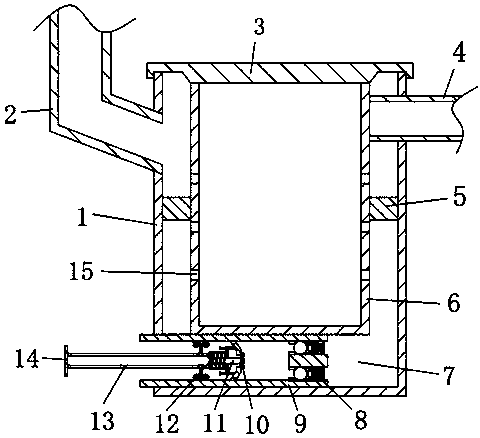 Domestic biomass boiler capable of enabling volatile matter in fuel to fully combust