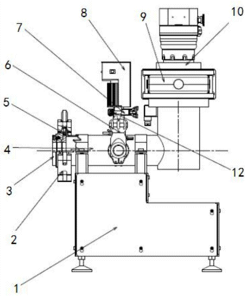 A vacuum-sealed film testing device suitable for superconducting proton accelerators