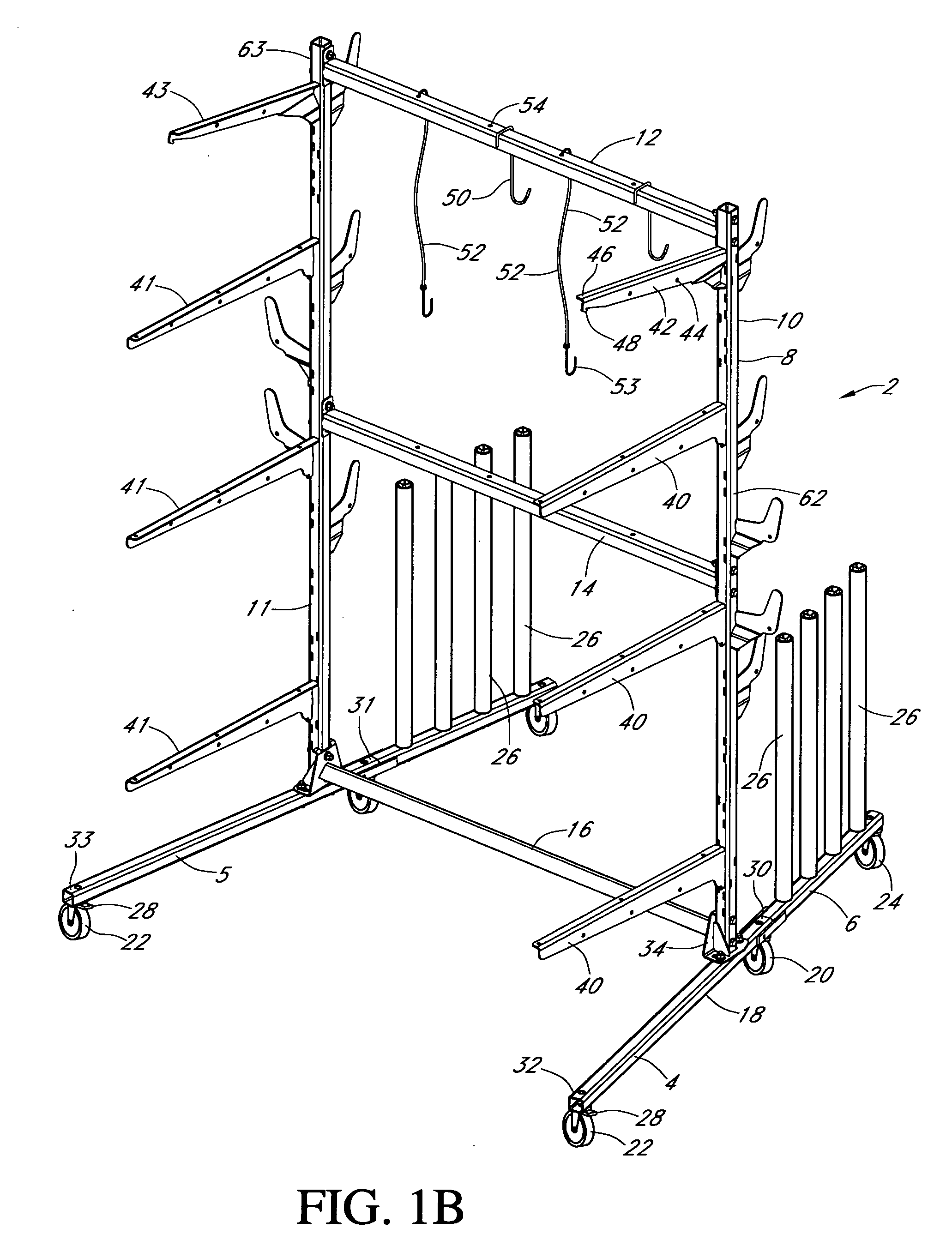 Versatile auto parts cart