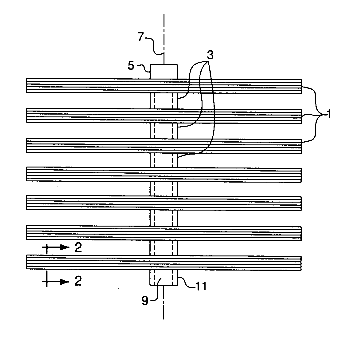 Ion transport membrane module and vessel system