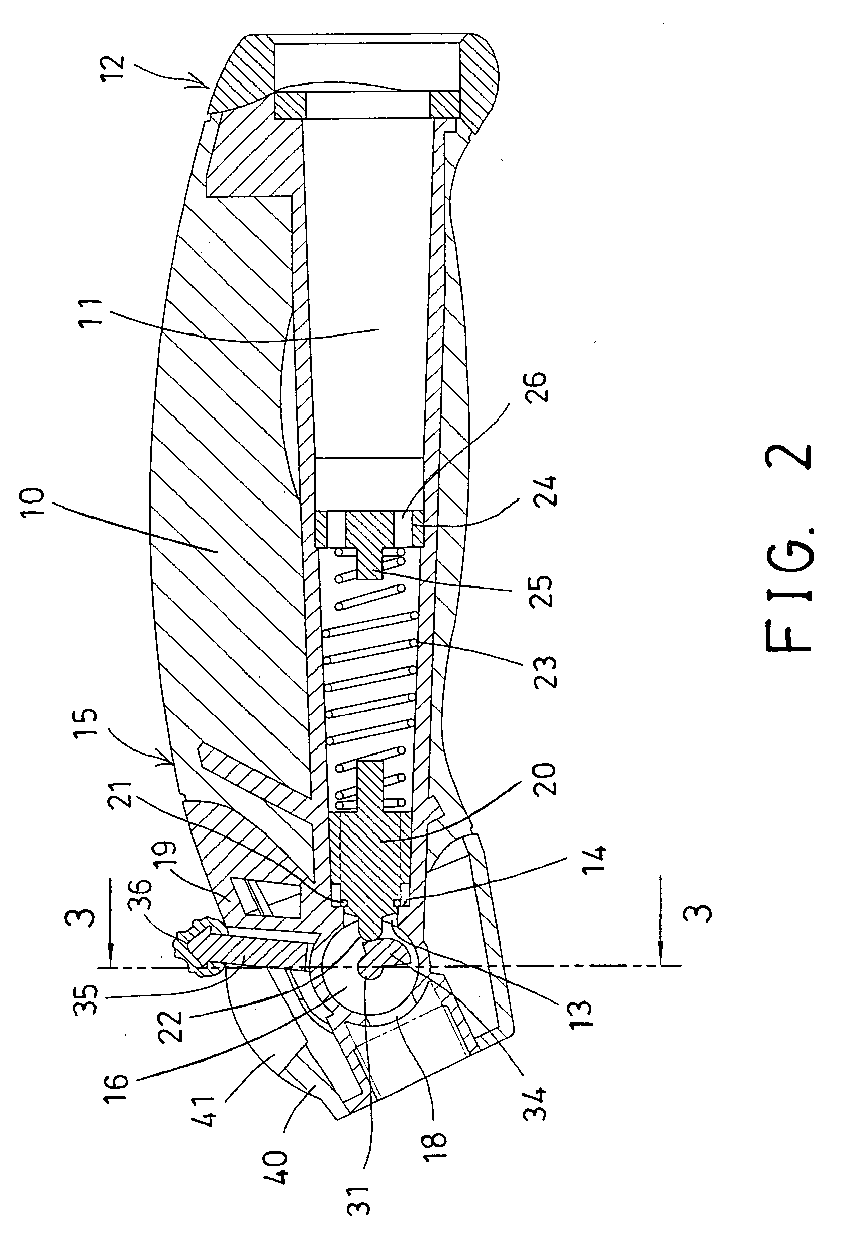 Control device for fluid dispenser