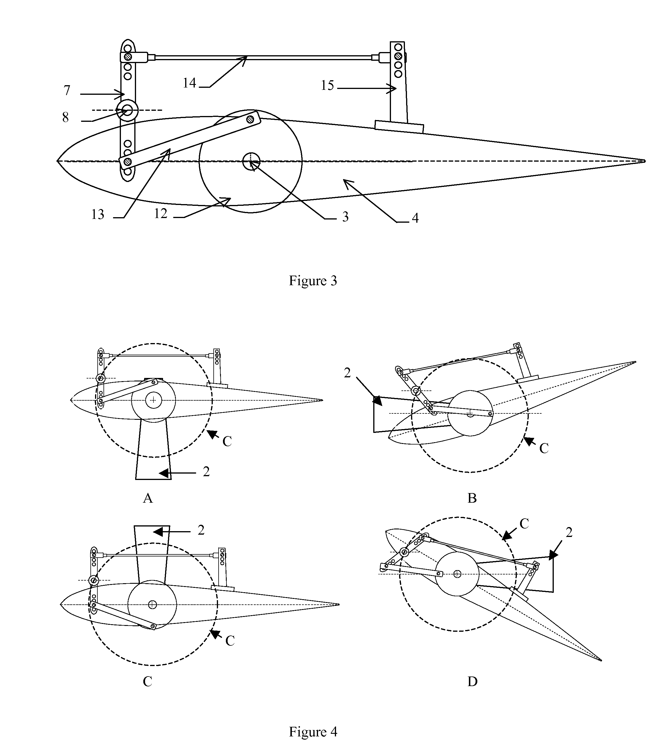 Rotary machine comprising a rotor placed in a fluid and equipped with orientable blades