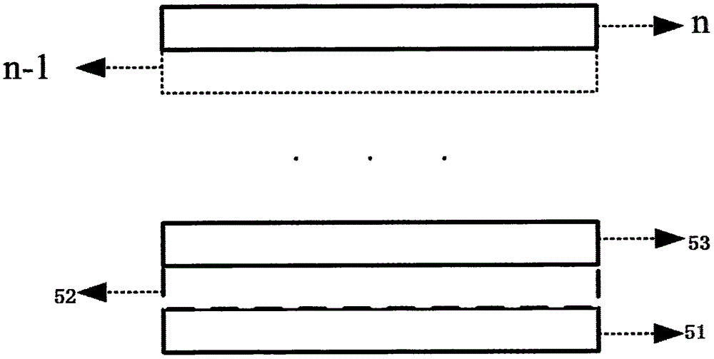 Asymmetrical electrode two-dimensional material/graphene heterojunction cascaded photodetector and manufacturing method thereof