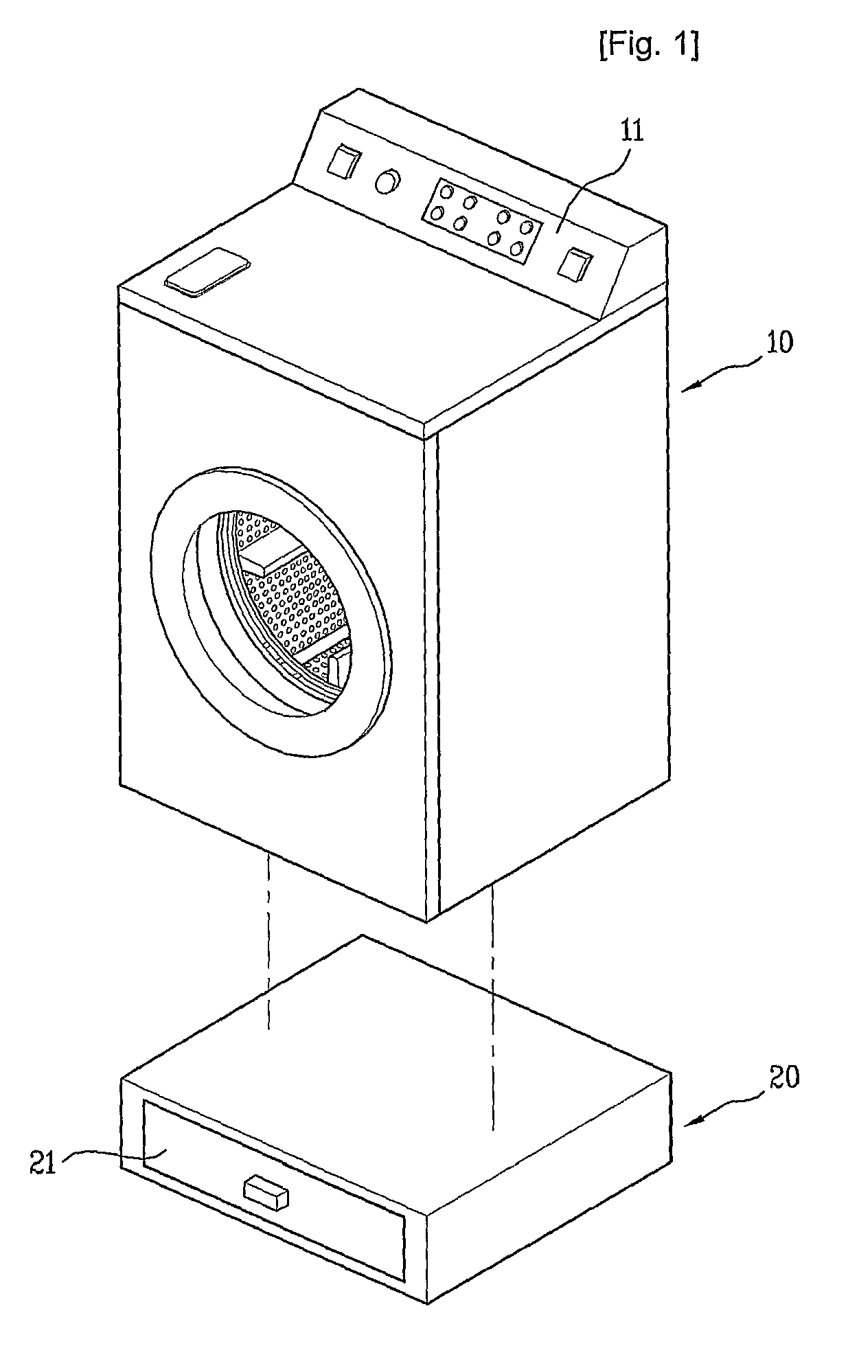 Multiple laundry treating machine