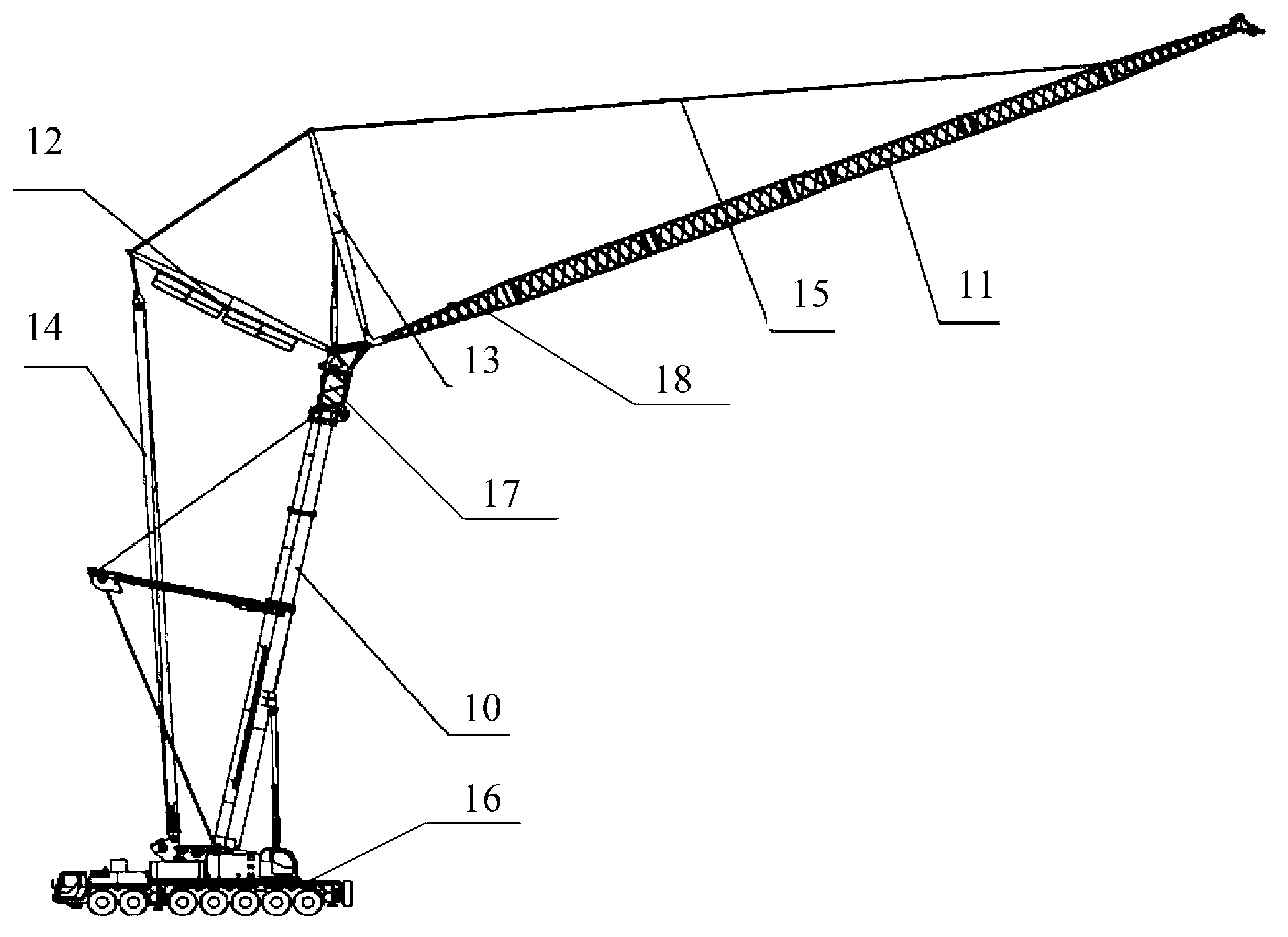 Crane and crane arm system thereof