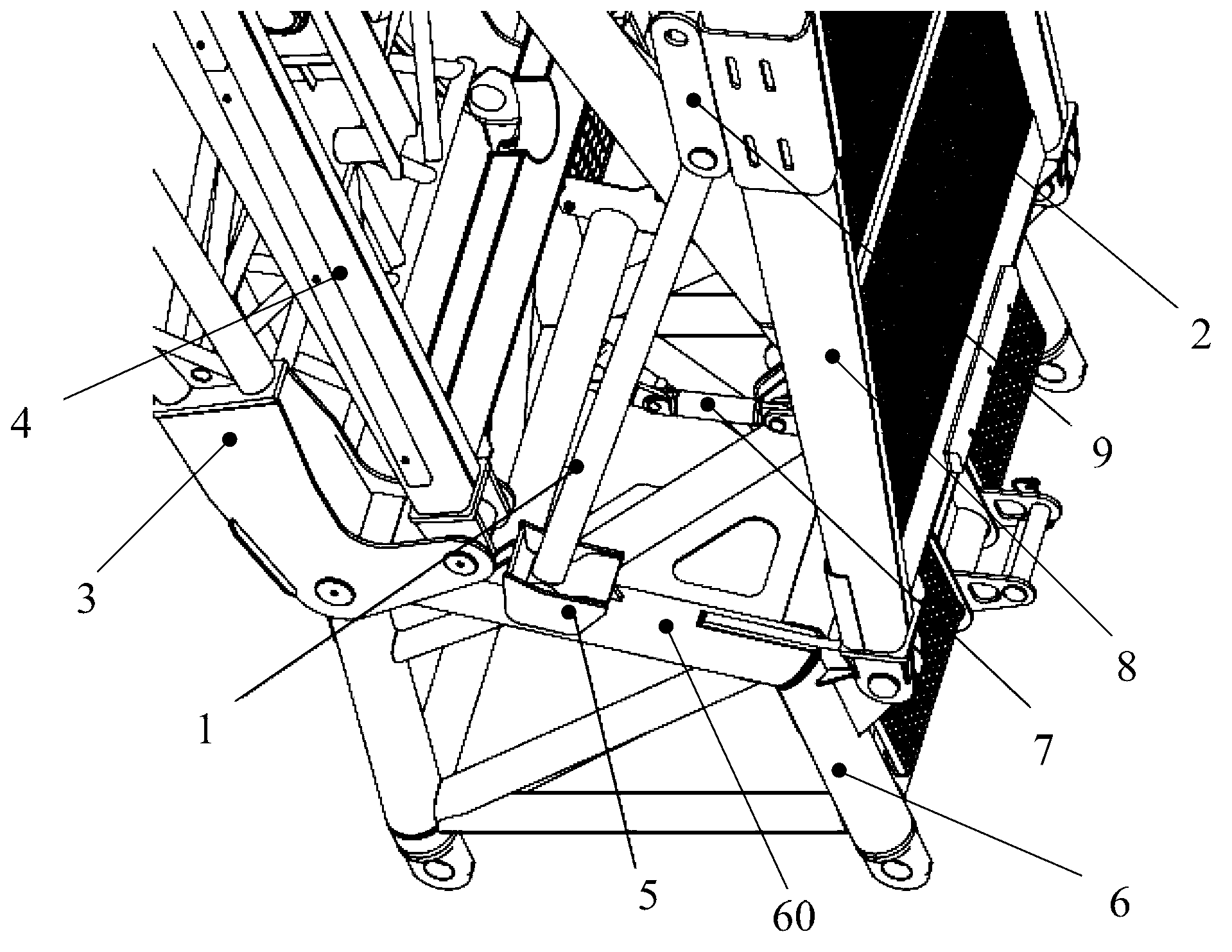 Crane and crane arm system thereof