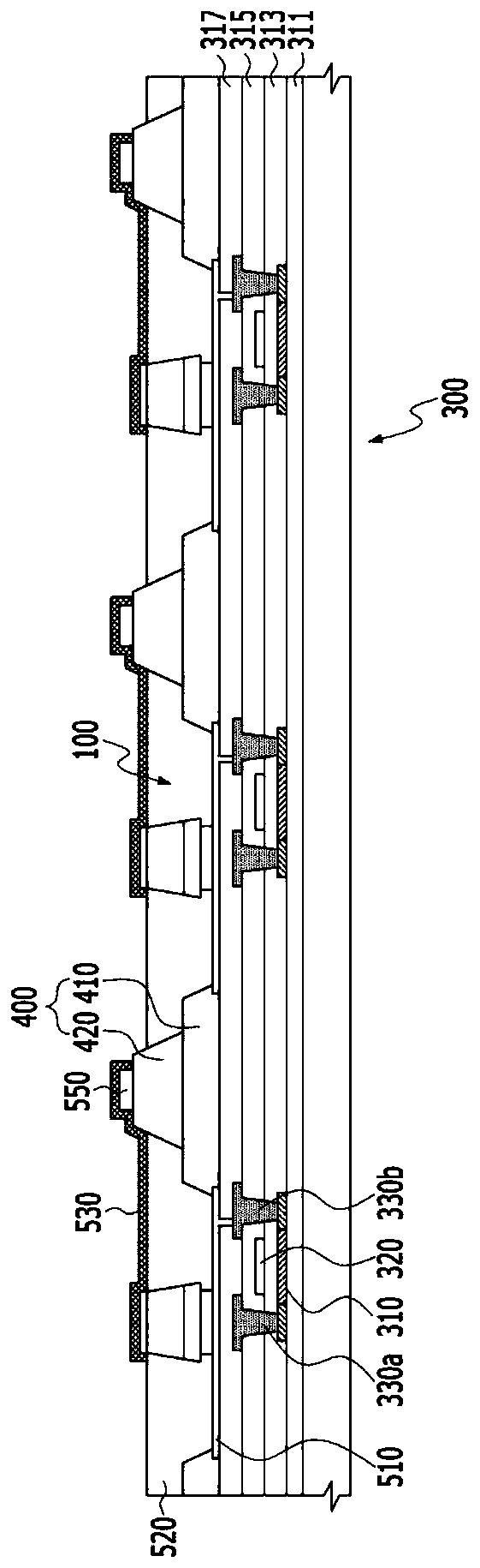 Hot air supplying head for transferring micro LED and micro LED transferring system