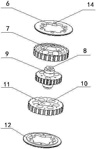 Filter used in sewage treatment device