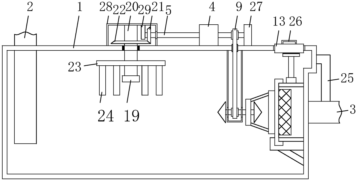 Sewage filtering equipment with anti-blocking function