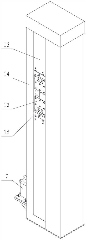 A robot column structure