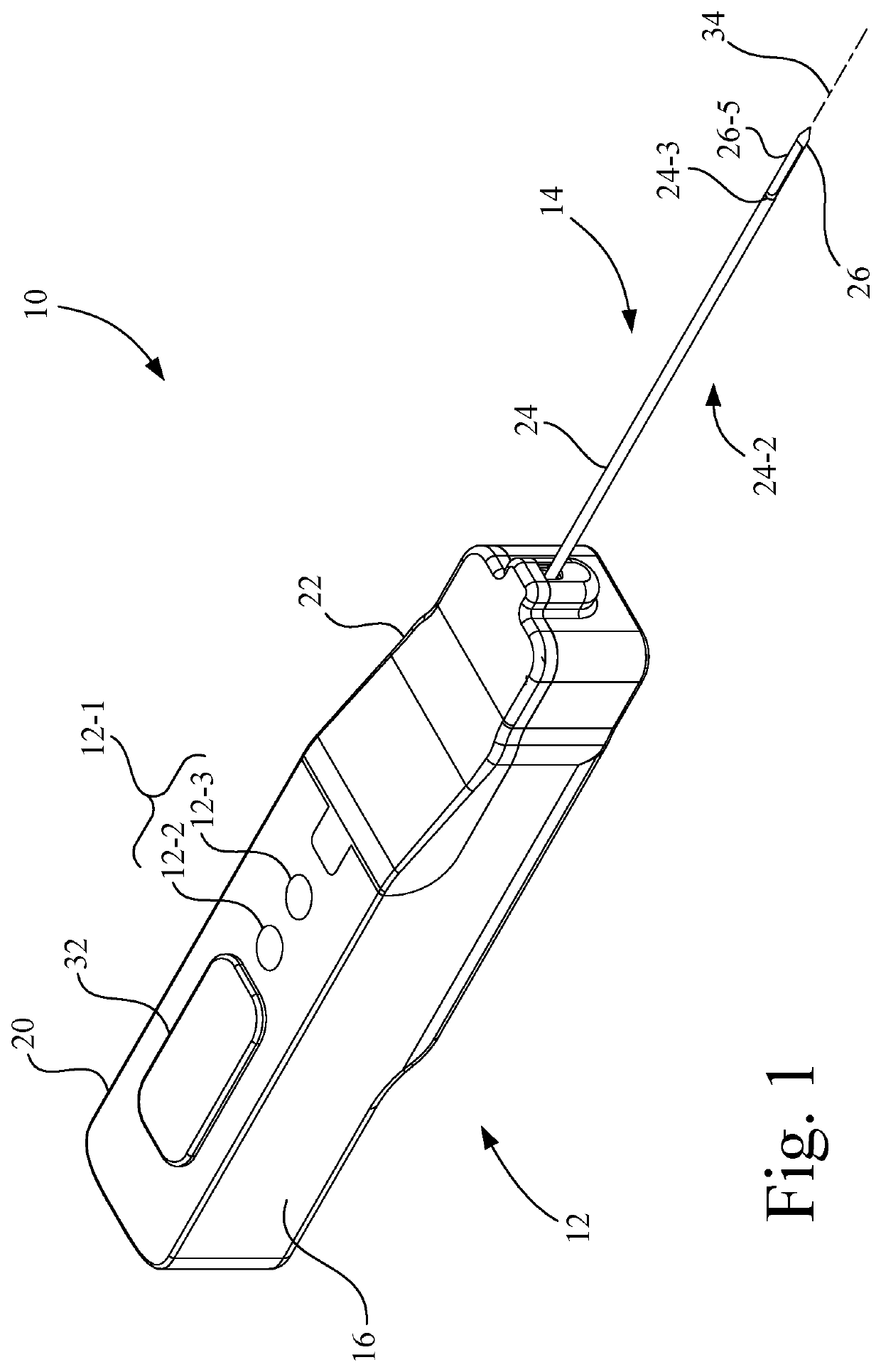 Biopsy device having a linear motor drive