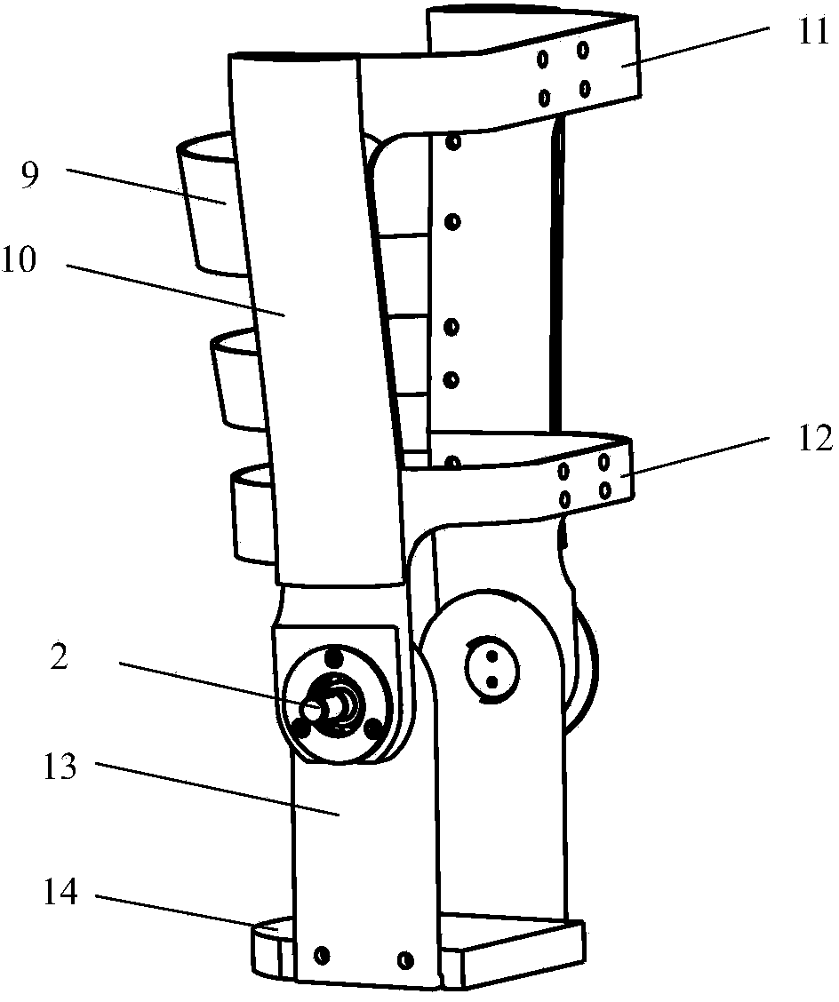 Front dynamic ankle rehabilitation orthotics device