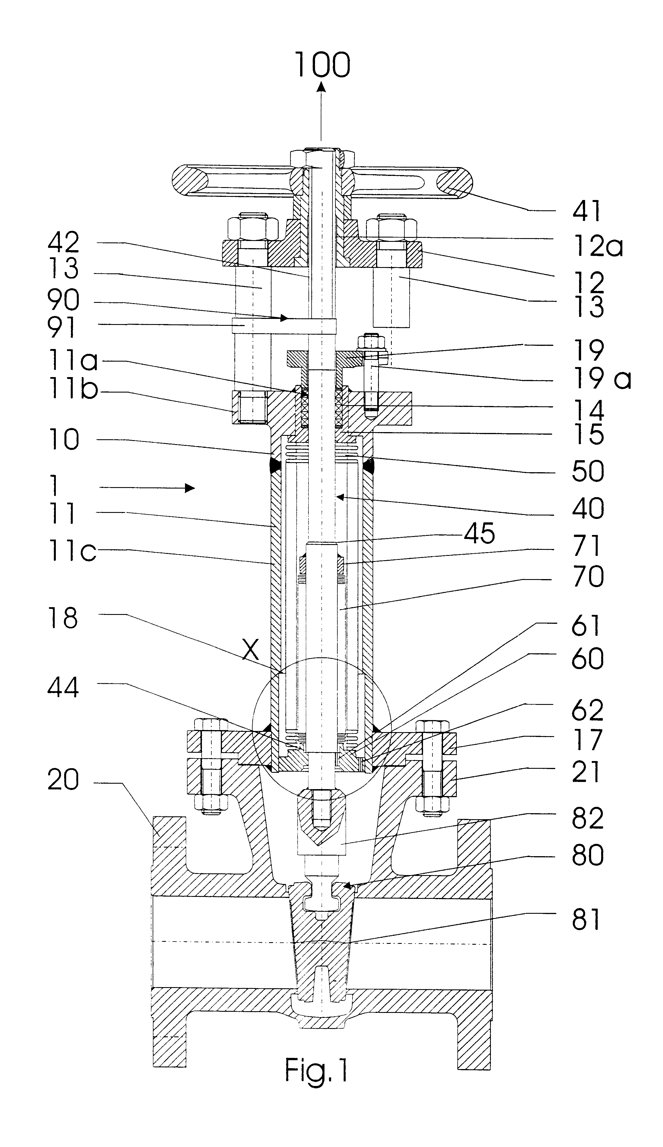 Shut-off device for pipes