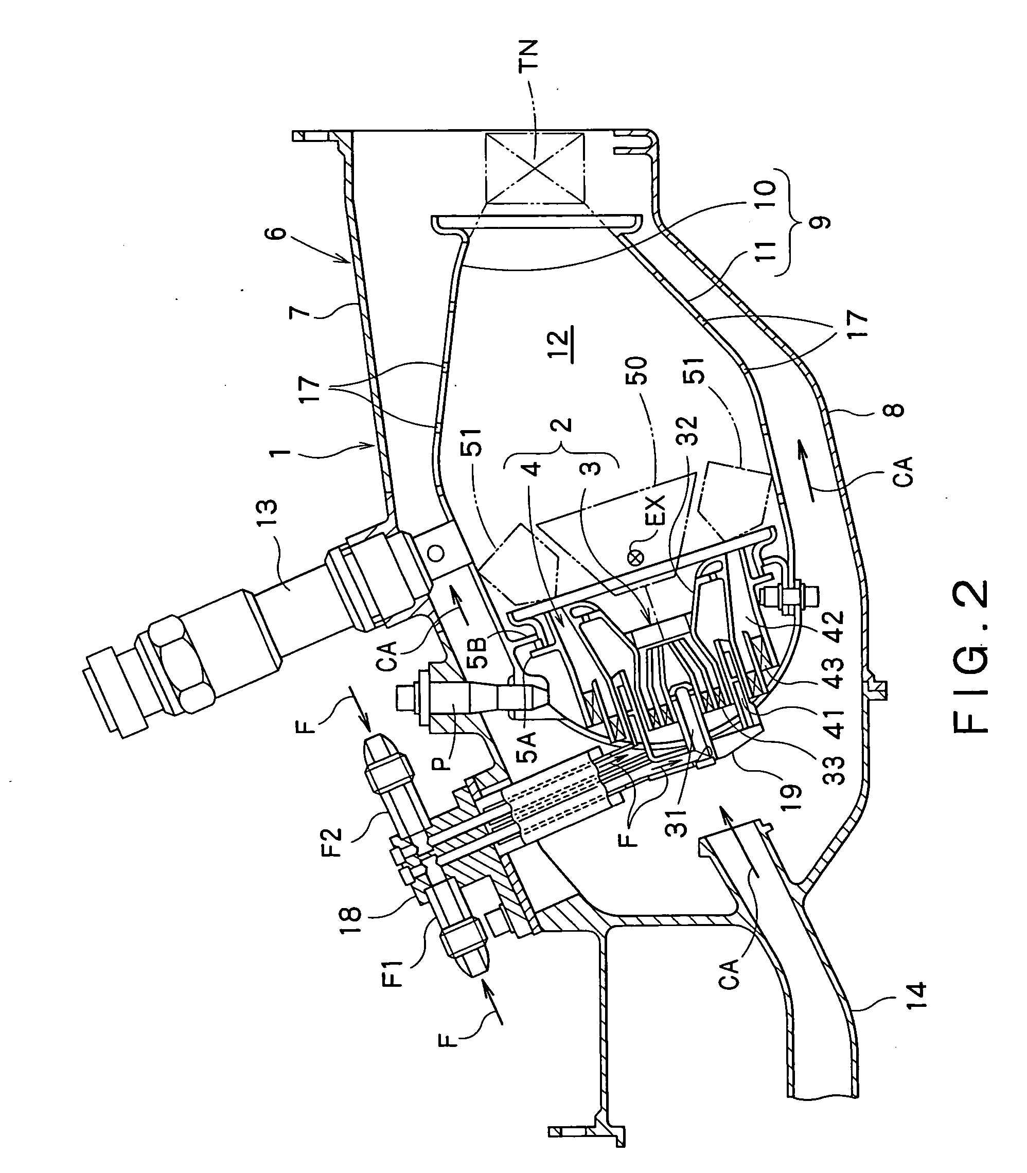 Combustor of a gas turbine engine