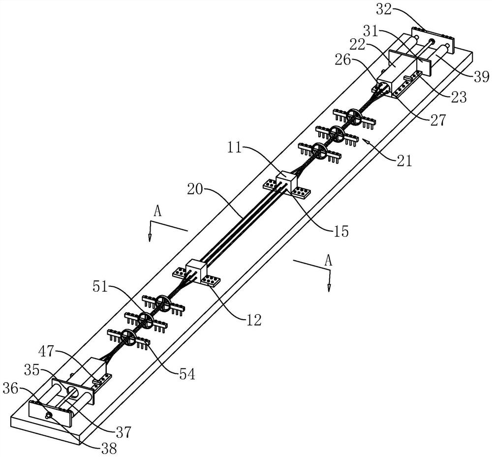 Frame beam prestress reinforcing device and construction method thereof